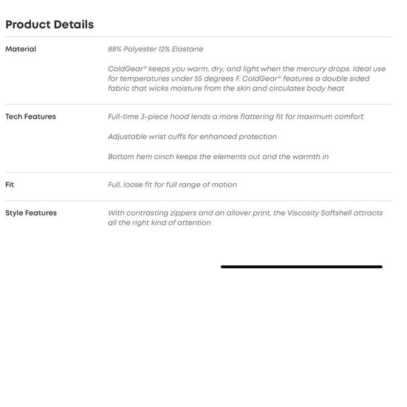 EUC Under Armour Viscosity Softshell II Waterproof Jacket - Women's Medium - Picture 11 of 16